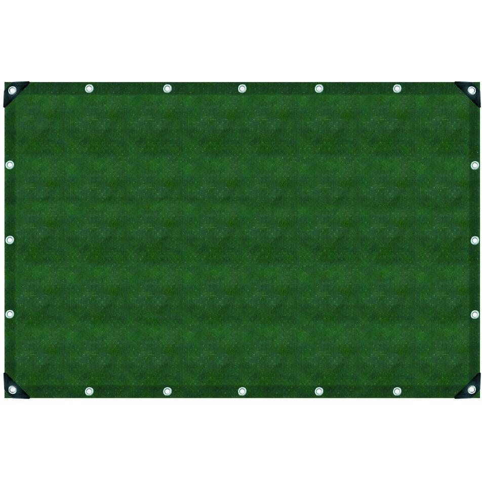 PE-Gewebeplane 90, olivgrün, 10 x 12 Meter, reißfest, wetter- und UV-beständig - sinoselektroshop.com