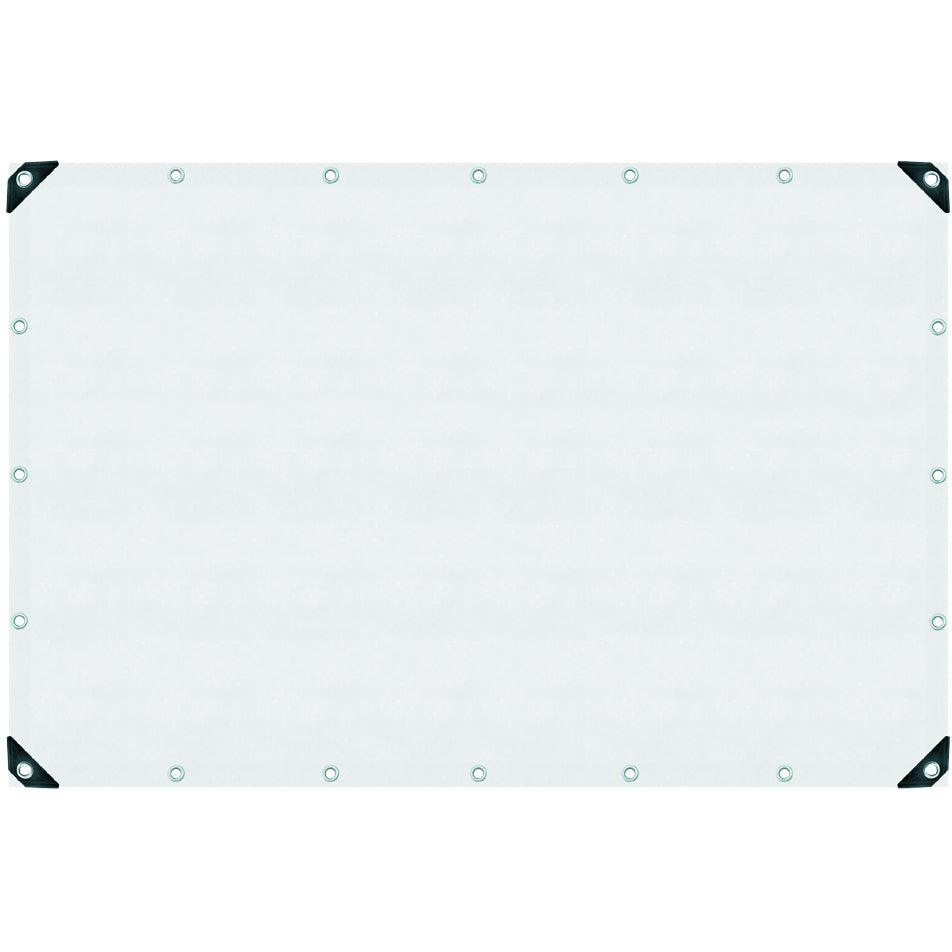 PE-Gewebeplane 180, weiß, 8 x 10 Meter, reißfest, wetter- und UV-beständig - sinoselektroshop.com