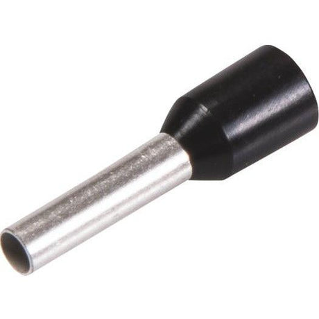 Aderendhülsen isoliert, 1,5x14/8 schwarz, DIN 46 228, 500 Stück - sinoselektroshop.com