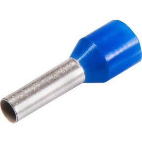 Aderendhülsen isoliert, 2,5x14/8 blau, DIN 46 228, 500 Stück - sinoselektroshop.com