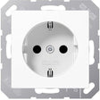 JUNG A1520NWW SCHUKO-Steckdose, ohne Krallen, Serie A/AS alpinweiß - sinoselektroshop.com