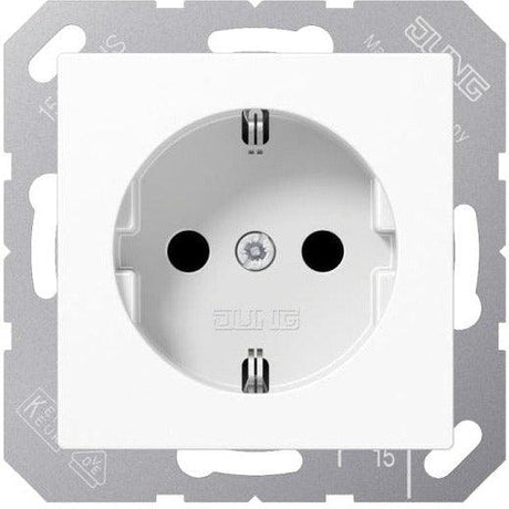 JUNG A1520WW Schuko-Steckdose 16A, Serie A/AS alpinweiß - sinoselektroshop.com